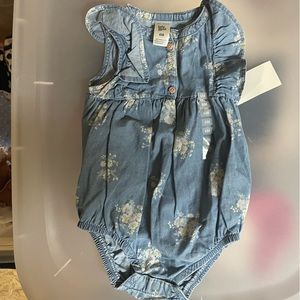 NWT Floral bubble outfit